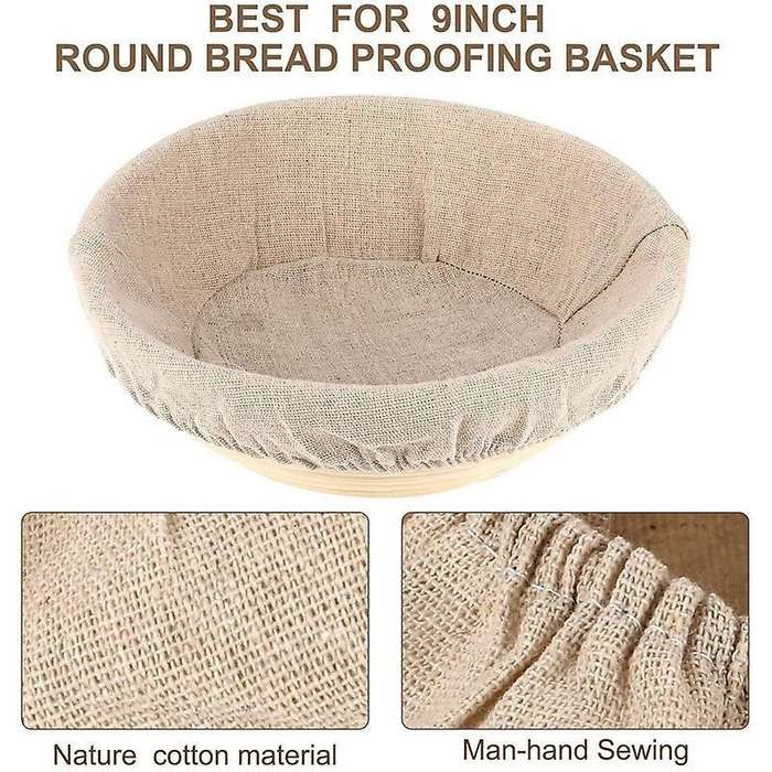Bread Proofing Basket Cloth Liner Cloth Baking Dough Basket Cover