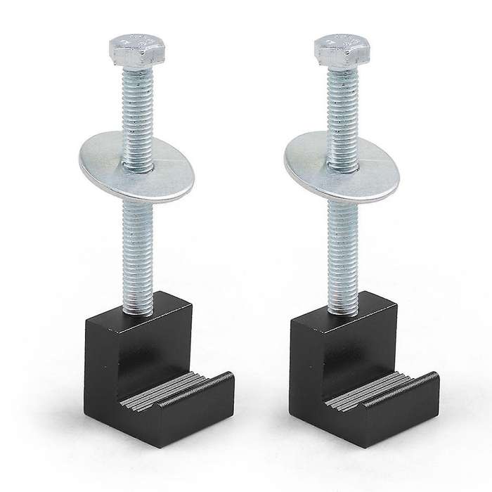 2 Pcs Premium Tool Box Tie Downs Aluminum Hook Crossover Toolbox