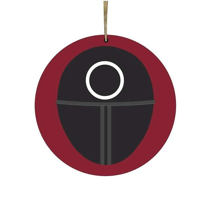 Squid Game Sticker Squid Game Sign Christmas Pendant Decoration
