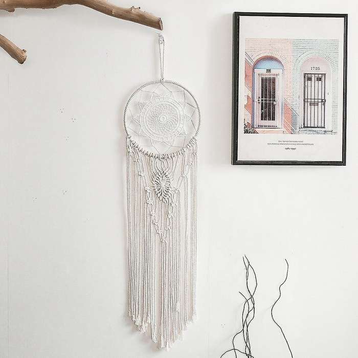 Macrame Dream Catcher Wall Decor Handmade Bohemian Home Decor