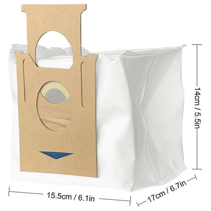4 Pack Vacuum Dust Bags for Ecovacs Deebot Ozmo T8 Aivi T8 Max