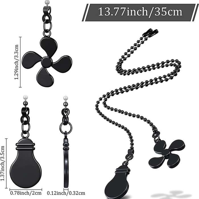 Fan Extension Chain 12 Inch Ceiling Fan Chain Extender Ornament C