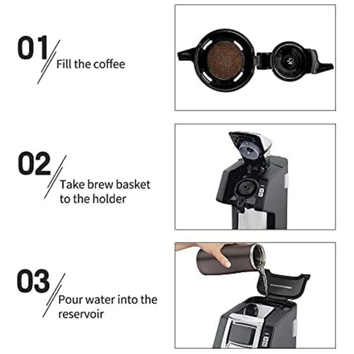 Capsules Cup Filter Compatible with Hamilton Beach Flexbrew