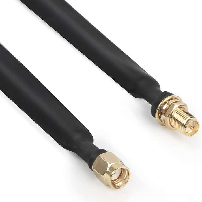 Lora Flat Cable Rp-sma Male to Rp-sma Female Window for Lora Wifi