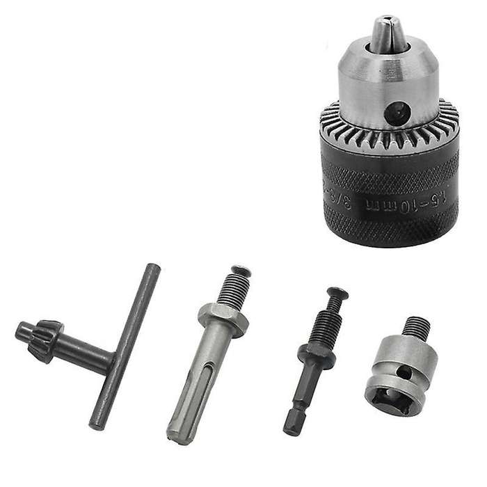 5pcs 3/8-24unf Drill Chuck Set Drill Adapter Changed Impact Wrench