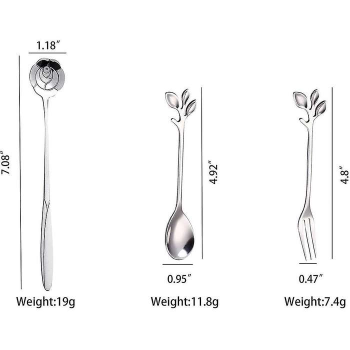 Coffee Spoon Appetizer Fork,creative Tableware Mixing Spoon
