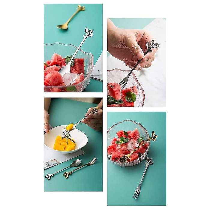Coffee Spoon Appetizer Fork,creative Tableware Mixing Spoon