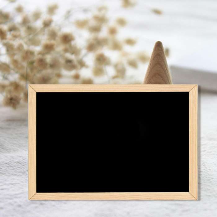 Double-sided Blackboard Wooden Crafts Wooden Frame Small Blackboard
