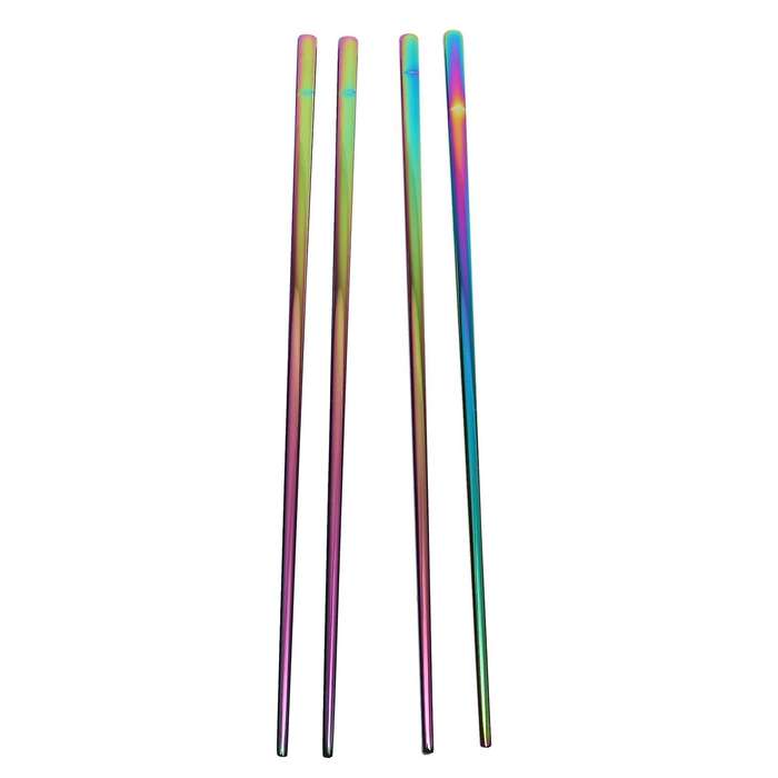 2 Pairs Japanese Korean Length 23cm Food Grade Chopsticks Tableware
