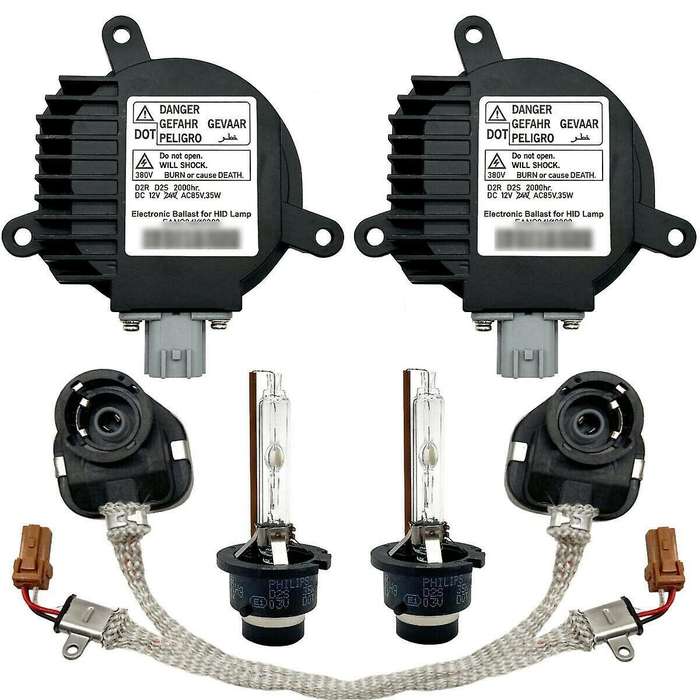 2x for Nissan Xenon Ballast Igniter & Hid D2s Bulb Lamp Computer