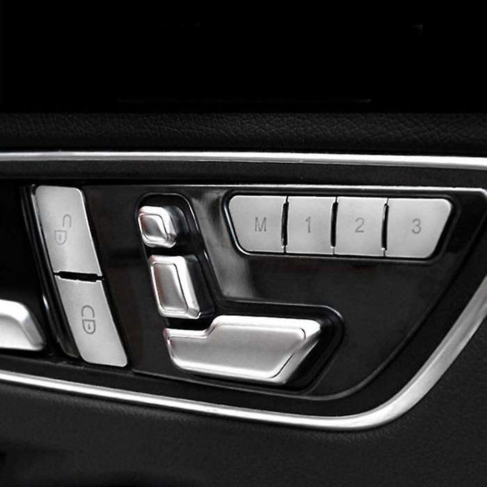 Car Styling Seat Adjust Memory 1 2 3 M Button Cover Sitckers