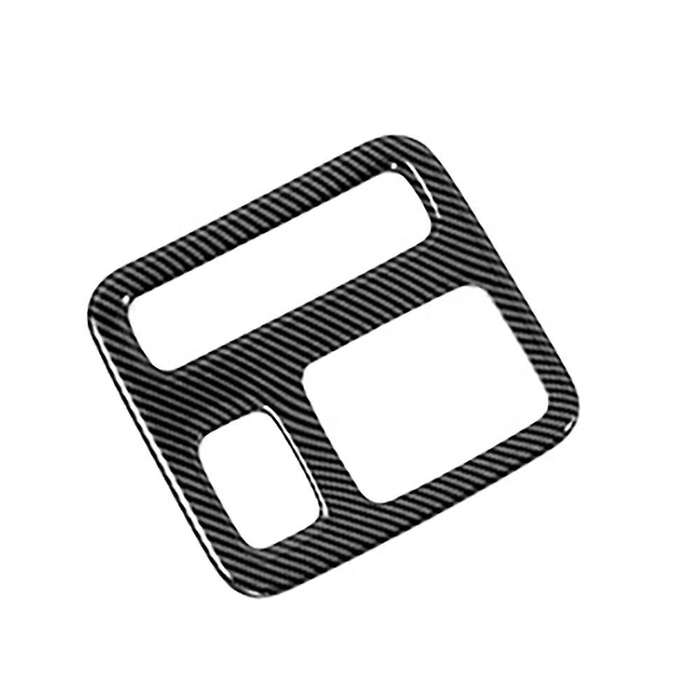 Carbon Fiber Abs Car Roof Reading Light Cover Trim