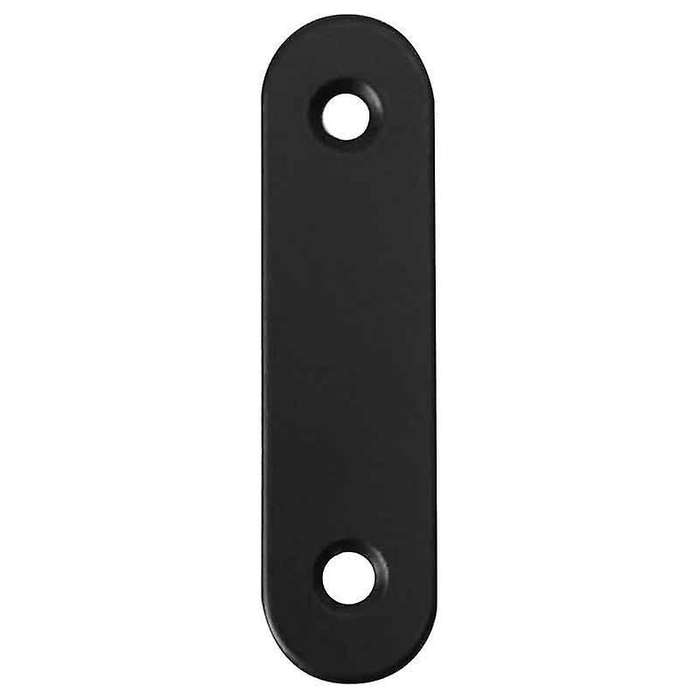 10pcs Stainless Steel Straight Bracket Flat Bracket 60mm Black