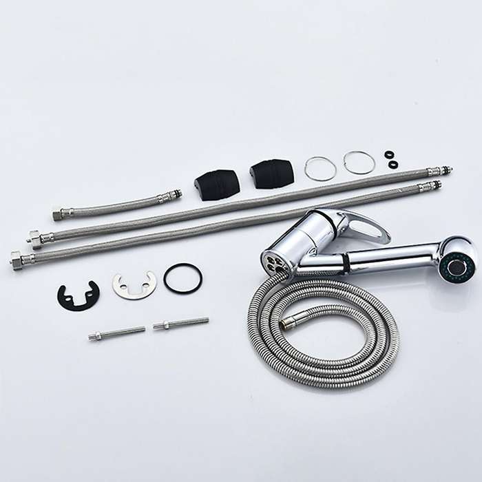 Kitchen Faucet, Modern Commercial Stainless Steel Single Bar Faucet