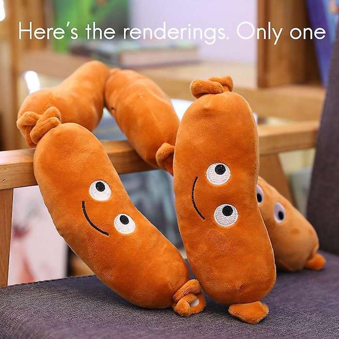 1pc Stuffed Plush Sausage Toys 20cm Mini Stuffed Plush Dolls Pillow