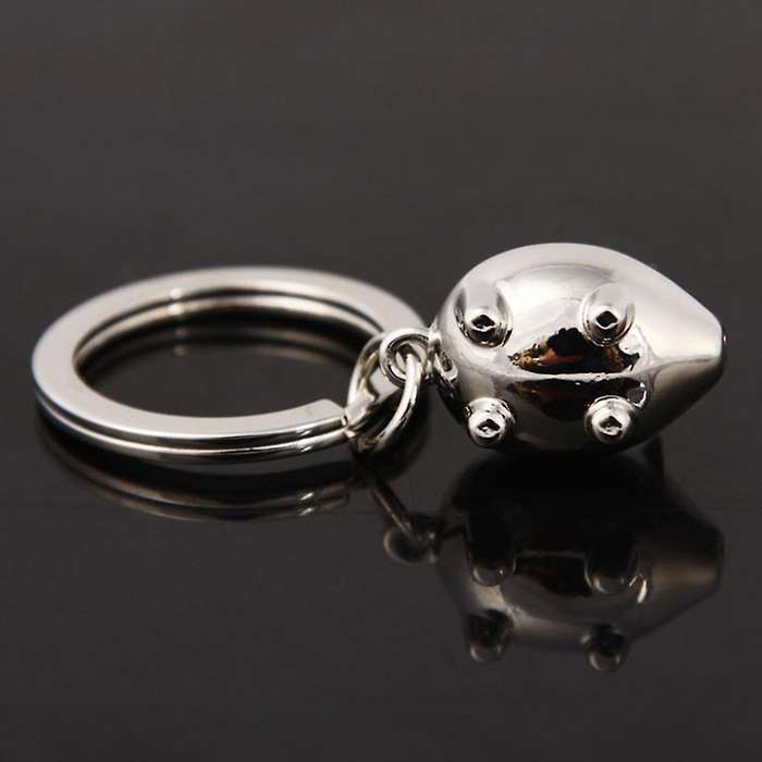 1pc Lovely Mini Pig Keychain Keyring Keyfob Cute Gift Ring