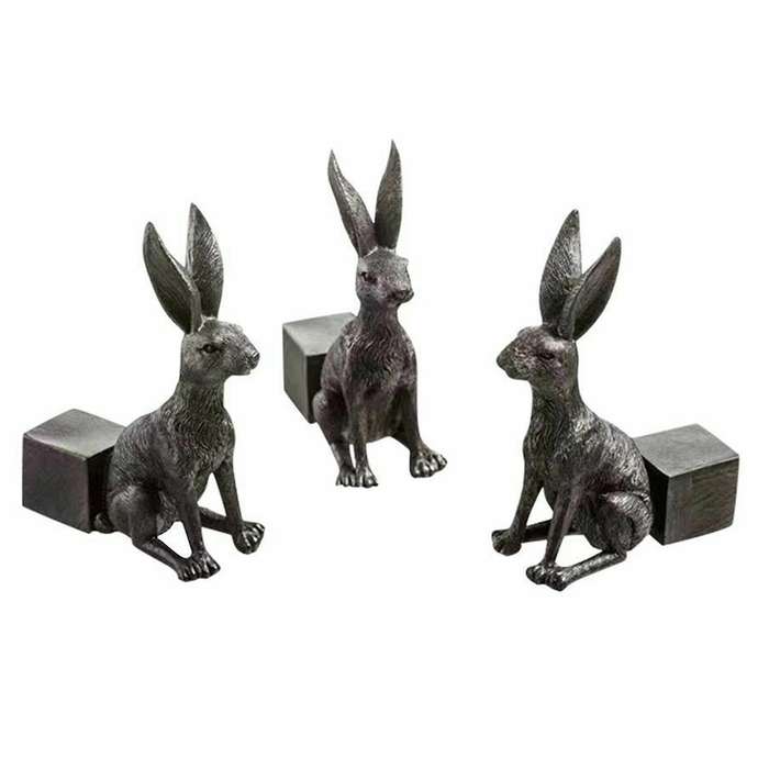 Rabbit Shaped Statue Flower Pot Feet Support Foot Garden Decor
