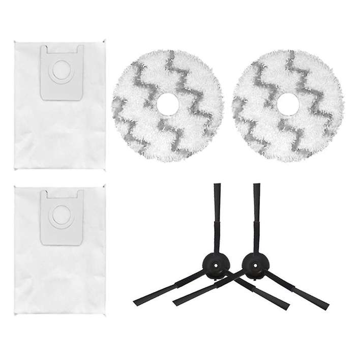 Dust Bag Side Brush Mop Cloths Replacement for Xiaomi Roidmi Eva