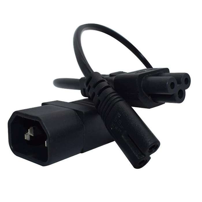 Y Type Splitter Power Cord ,iec320 C14 Plug 3-prong Male Power Cable