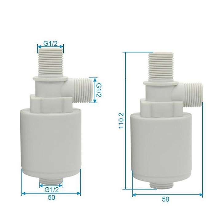 Water Level Control Valve 1/2 Inch Tower Tank Floating Ball Valve