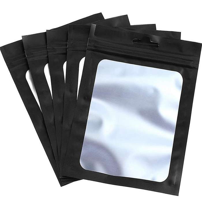 200 Pieces Resealable Food Storage Bags(black, 2.4 X 4 Inch)