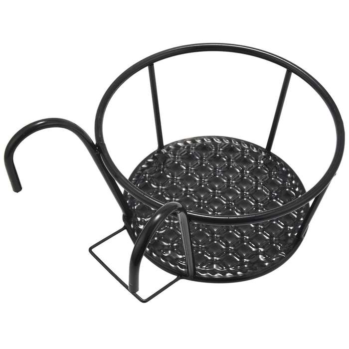 Metal Flower Holder Shelf Stand Hanging Pots Basket Plant Storage