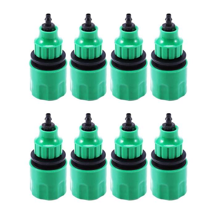 Garden Hose Pipe One Way Adapter 8-pack