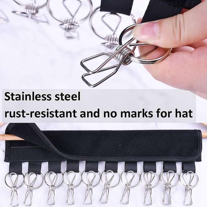 Holder, Hat Organizer -change Ordinary Hanger to Cap Organizer Hanger