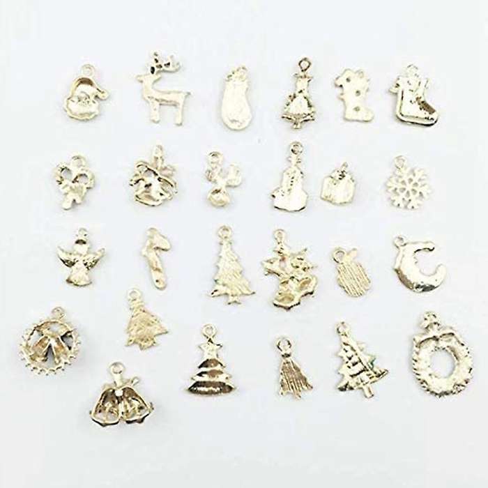 38pcs Christmas Pendant for Necklace Bracelet Earring Jewelry Making
