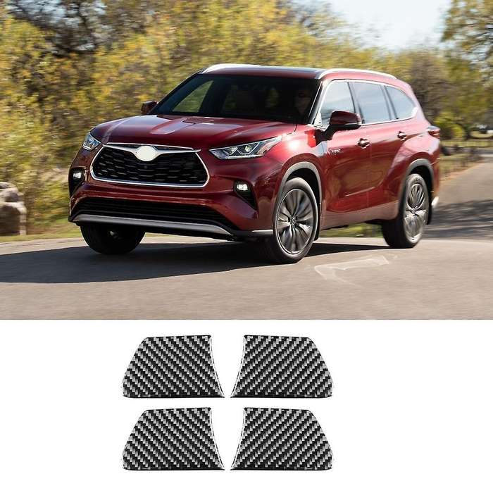 For Toyota Highlander 2015-2021 Carbon Fiber Door Handle Bowl Cover