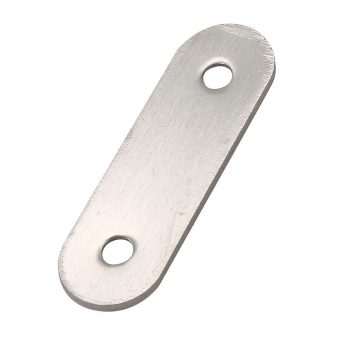 Stainless Steel Flat Bracket Straight Fixing Plates 40mm 20pcs