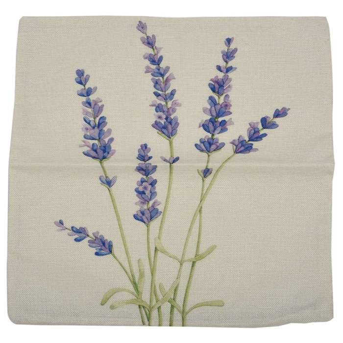 Lavender Flax Pillow Case Home-decor 18 Inch Six Lavender