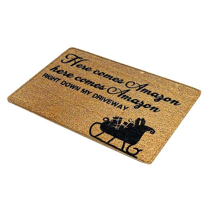 Christmas Doormat Floor Mat Non Slip Blanket Indoor Outdoor Rug-c