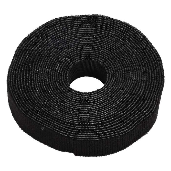 Fastening Tape 2cm Hook & Loop Fastening Tape Cable Ties 5m Black