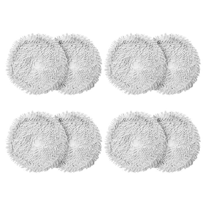 8pcs Washable Mop Cloth for Xiaomi Dreame Bot W10 Vacuum Cleaner