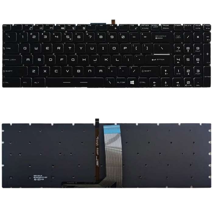 US Version Keyboard with Backlight for MSI GT62 GT72 GE62 GE72 GS60 GS70 GL62 GL72 GP62 GT72S GP7...