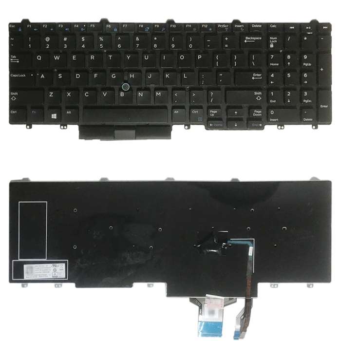 US Version Keyboard for Dell Latitude E5550 5570 5580 5590 Precision 3510 3520 3530 7510 7520 753...