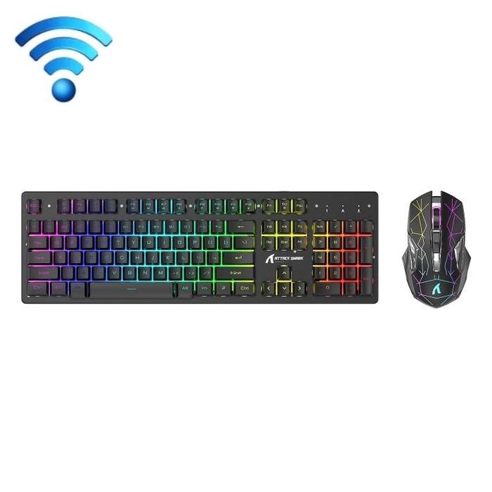 Attack Shark T3RGB RGB Luminous Wireless Keyboard and Mouse Set(Black)