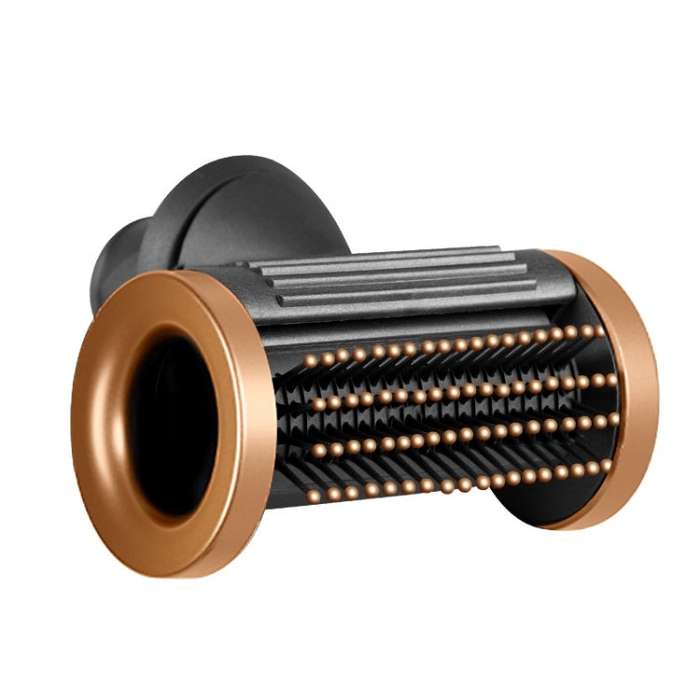 for Dyson Hair Dryer Nozzle Smooth Flyaway Attachment(Copper Nickel Color)