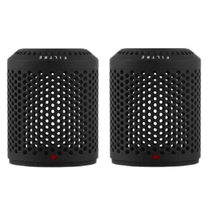 2 PCS Outer Cover Dust Filter for Dyson Hair Dryer HD01/HD03/HD08(Black)