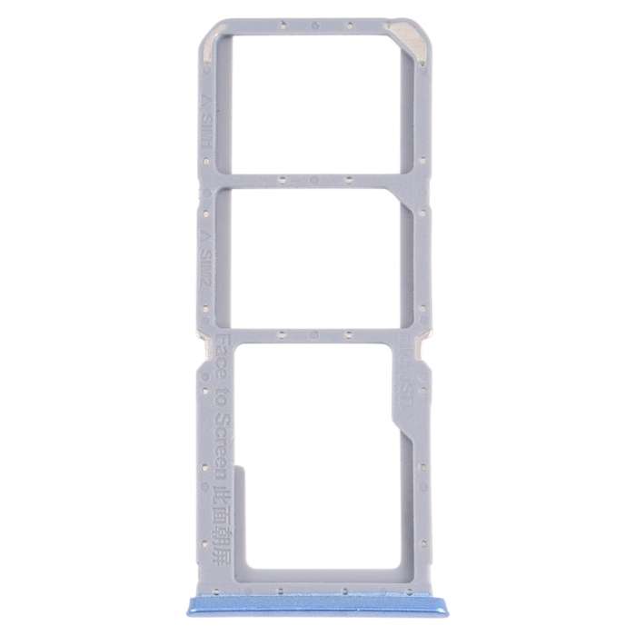 for OPPO A54S CPH2273  SIM Card Tray + SIM Card Tray + Micro SD Card Tray (Blue)