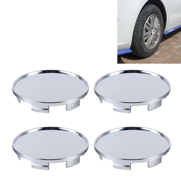 4 PCS Metal Car Styling Accessories Car Emblem Badge Sticker Wheel Hub Caps Centre Cover