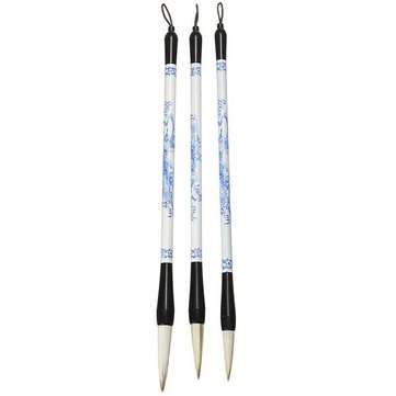 3pcs Writing Brush Excellent Quality Chinese Calligraphy Brushes Pen For Woolen And Weasel Hair Writ