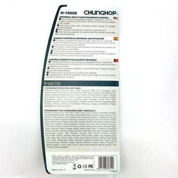 CHUNGHOP H-1880E Universal TV Remote Control for LG LCD LED HDTV 3D Television