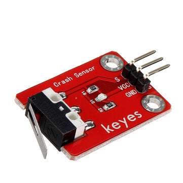 3Pcs Keyes Brick Collision Sensor (pad hole) with Pin Header Module