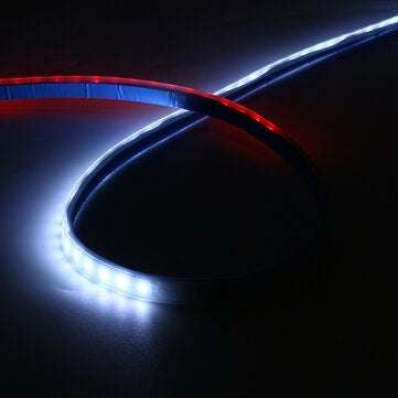 12V 120cm 144 LED Car Door Warning Light Strips Atomosphere Safety Lamp Strobe Flashing