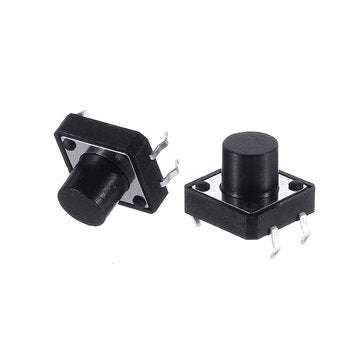 100pcs Momentary Tactile Push Button Switch 12x12x9mm