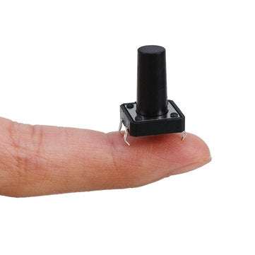 100pcs Momentary Tactile Push Button Switch 12x12x18mm