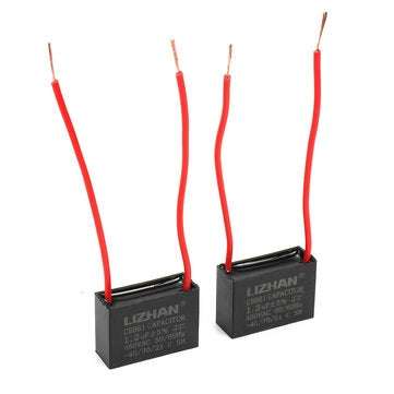 10pcs CBB61 450V 1.2uf Starting Capacitance AC Fan Capacitor CBB Motor Run Capacitor 450V 1.2F