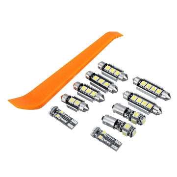 10Pcs Car LED Interior Light Bulb Kits for VW MK4 Golf GTI Jetta 1999-2005